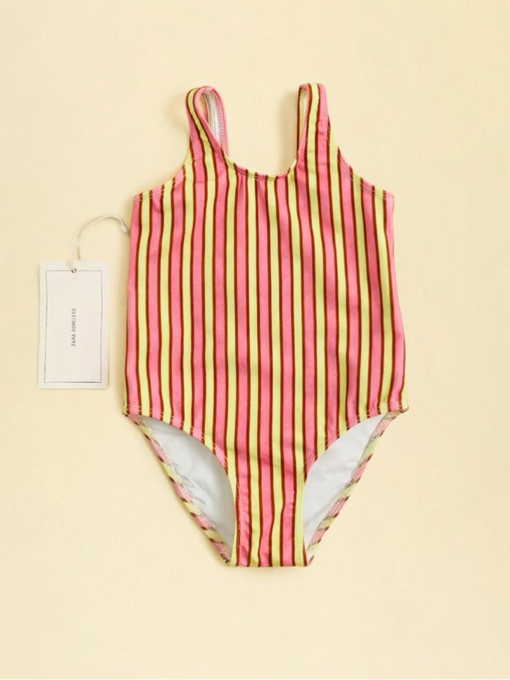 ZARA TIMELESS - STRIPED SWIMSUIT